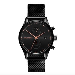 MVMT VOYAGER BLACK ROSE GOLD Watch 42MM